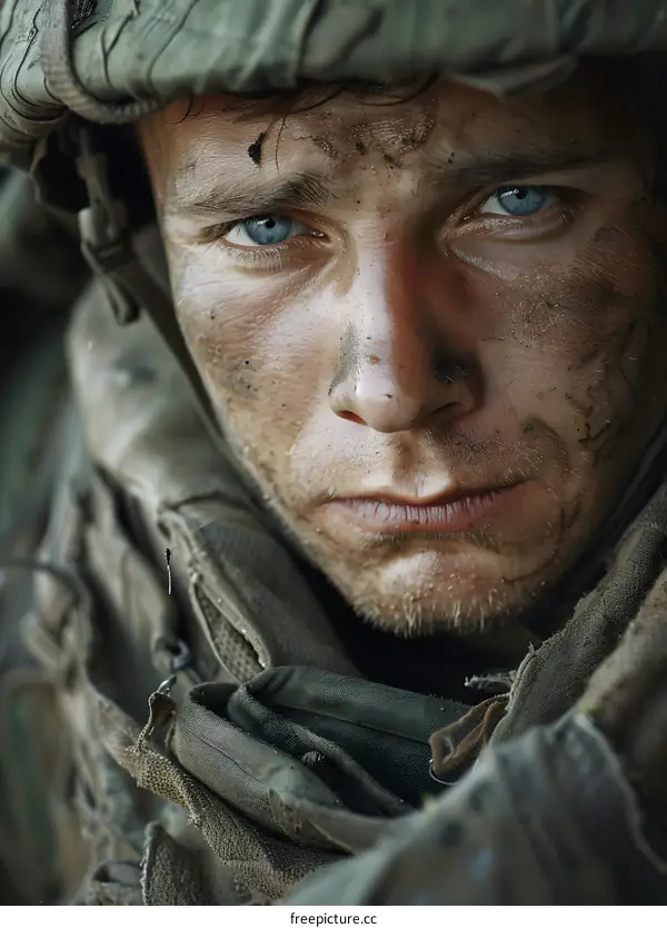 Portrait of a soldier