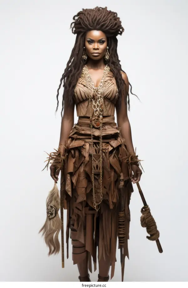 Elegant Portrait of an African Woman