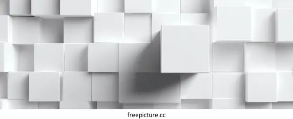 Abstract Geometric Cube Pattern Background Design