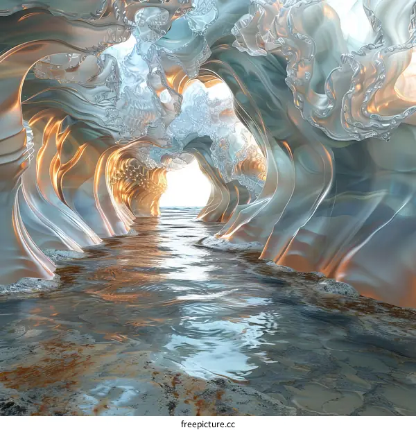 Mesmerizing Tunnel of Lights