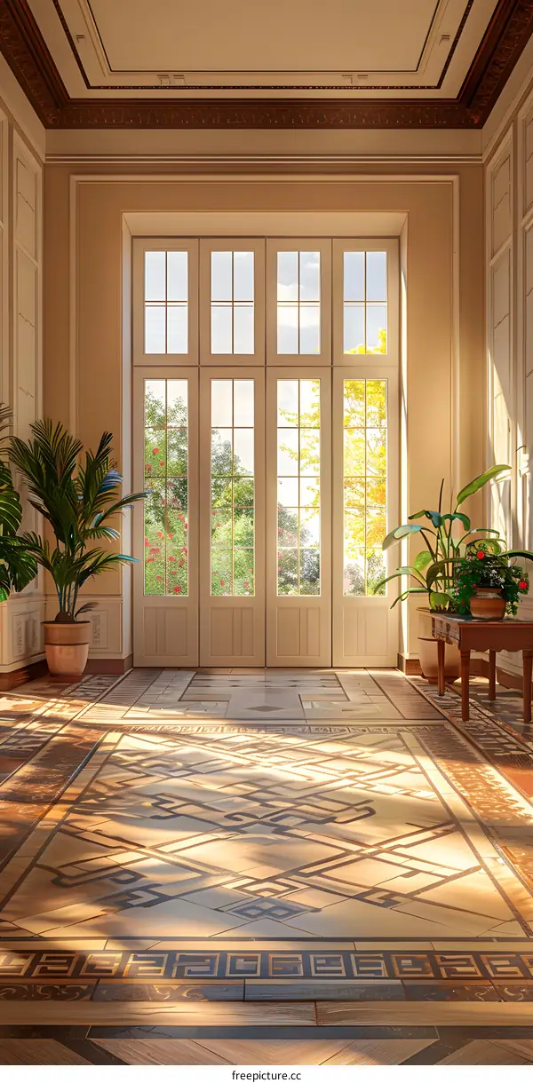 Grand Hall Interior Rendering