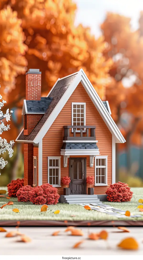 Cozy Autumn Cabin in the Woods