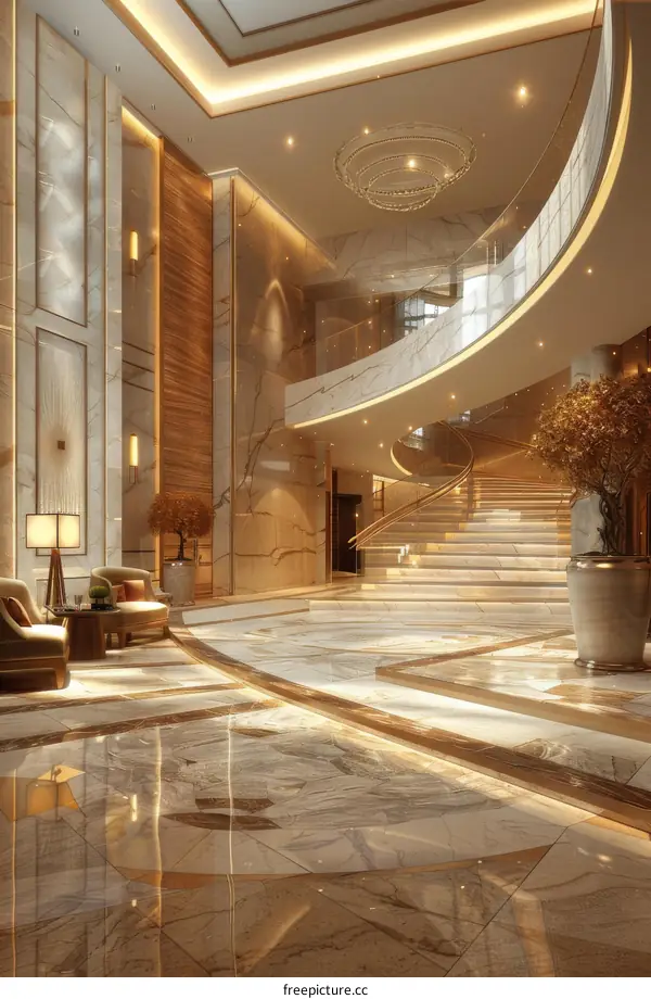 Luxury Hotel Lobby Interior Design