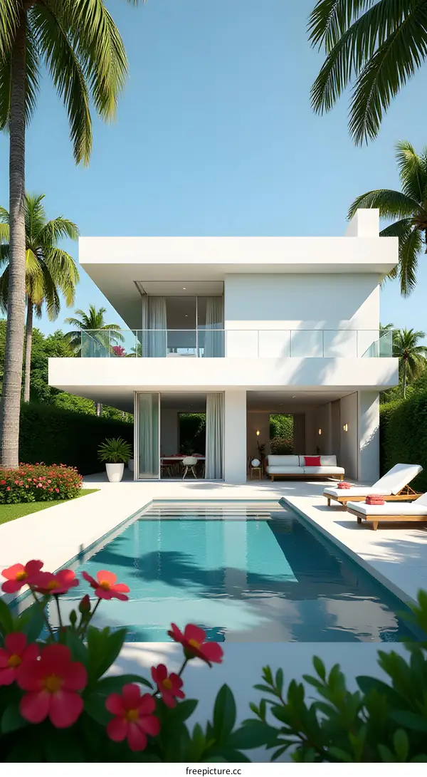 Modern Tropical Villa with Swimming Pool