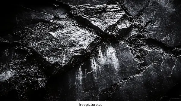 Dark Gray Stone Texture Background Image