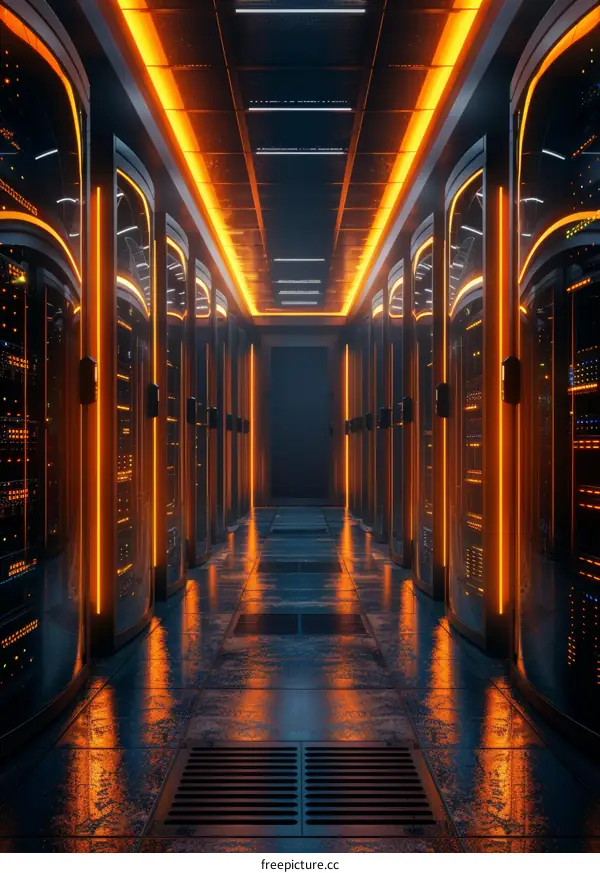 Modern Server Room Infrastructure