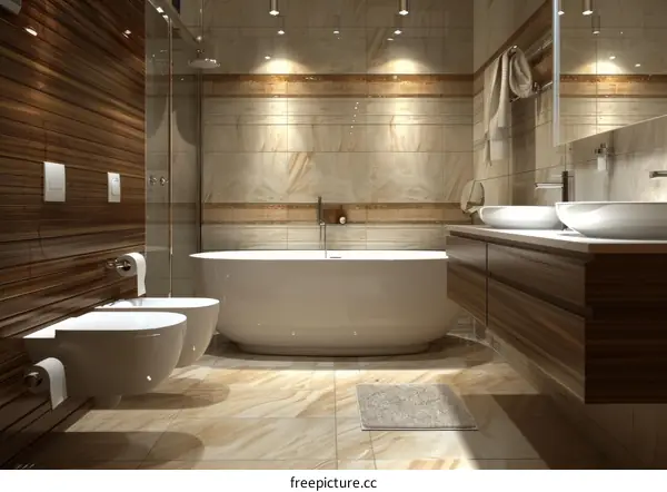 Modern Luxury Bathroom Design Interior