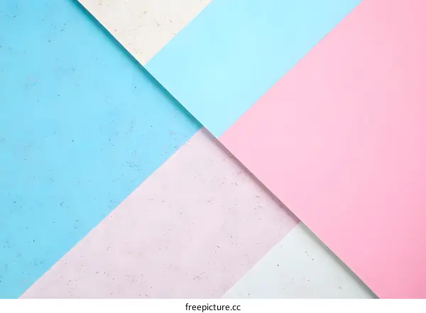 Pastel Colors Geometric Abstract Background Design