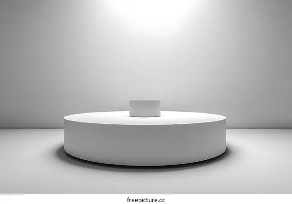 Abstract Minimalist Product Display Stage
