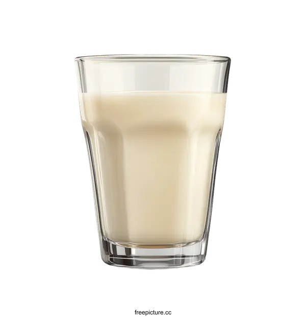 [Transparent Background PNG]Glass of Milk Illustration