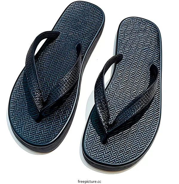 Stylish Black Flip Flops for Summer