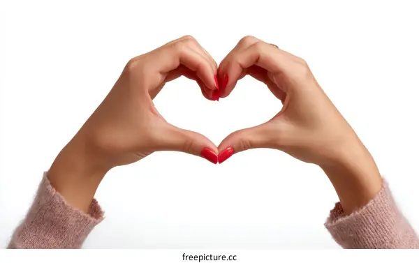 Heart Shape Created by Hands