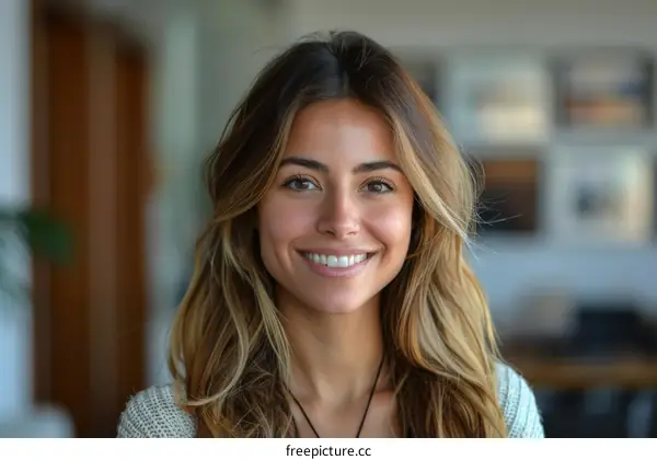 Headshot of a young woman smiling