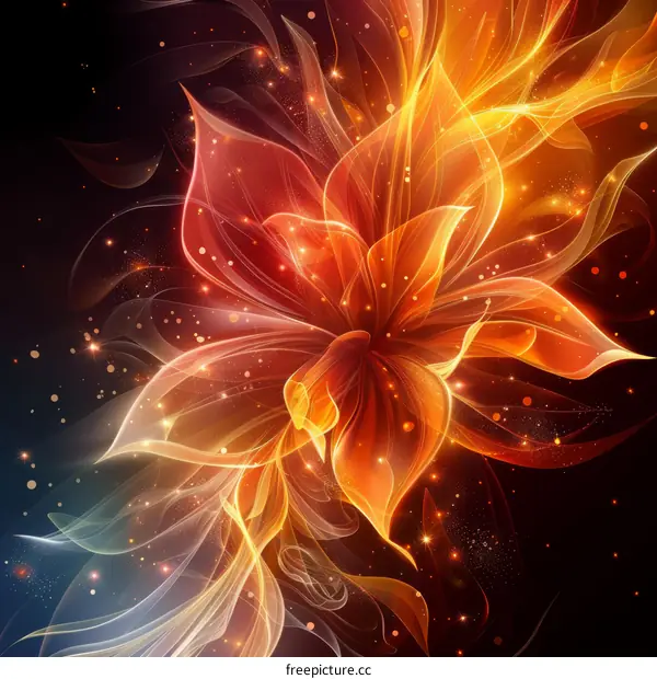 Passionate Bloom: A Fiery Symbol of Hope