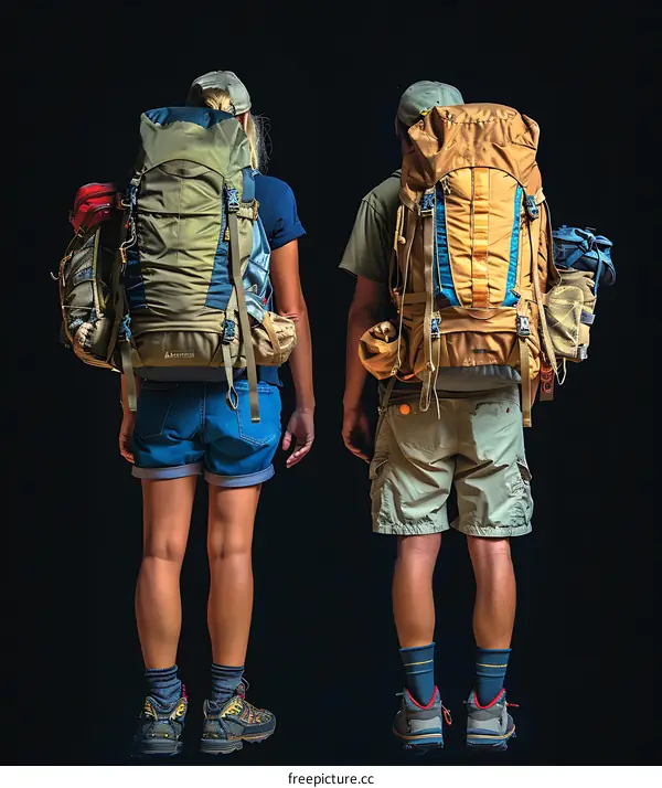 Hikers Ready for Adventure