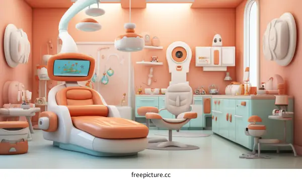 Fun and Modern Dental Office for Kids