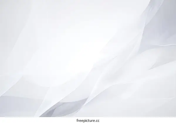 Abstract Elegant White Fabric Design