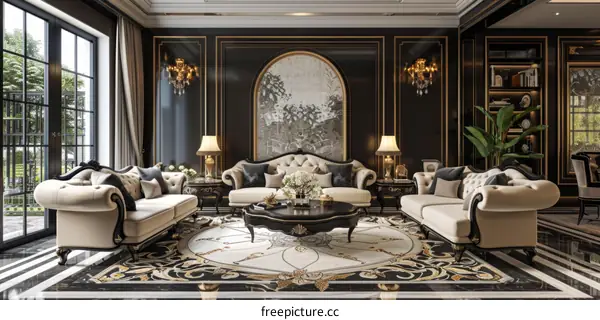 Luxury Living Room Interior Design