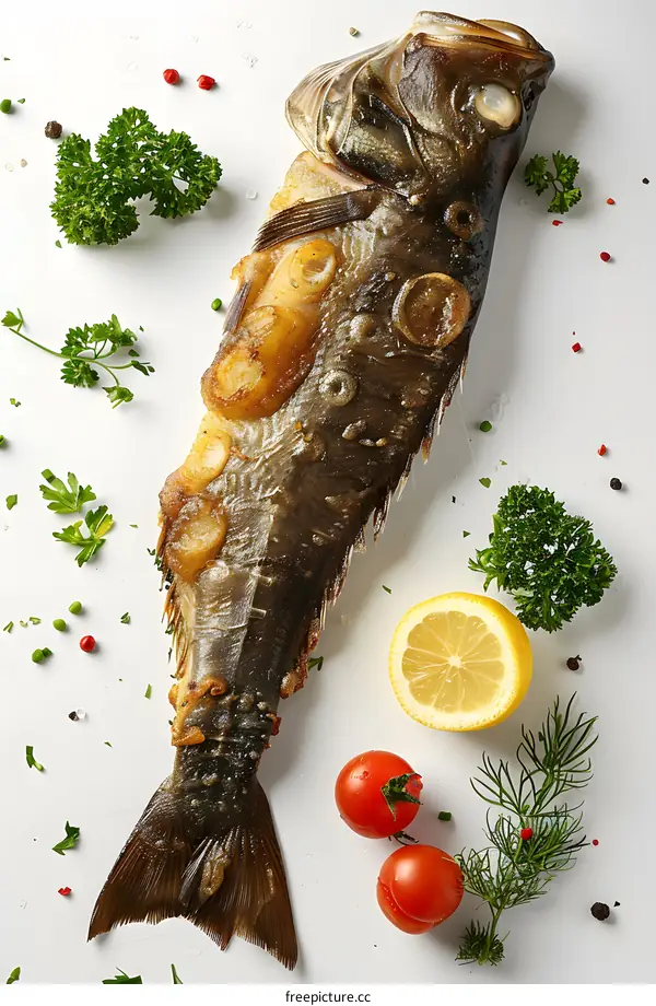 Grilled Fish with Lemon and Herbs