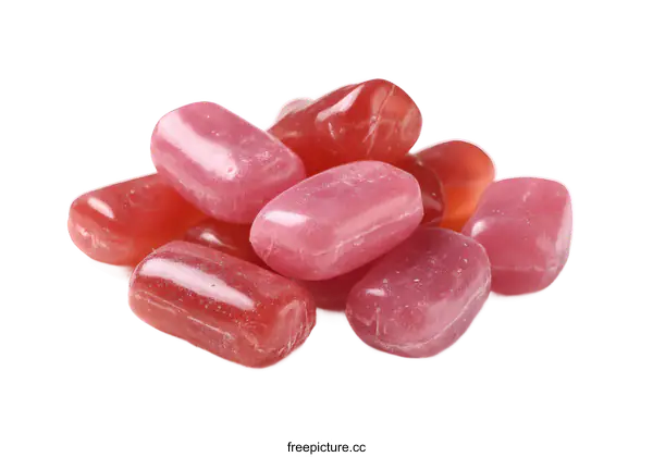 [Transparent Background PNG]Pile of Pink and Red Hard Candies
