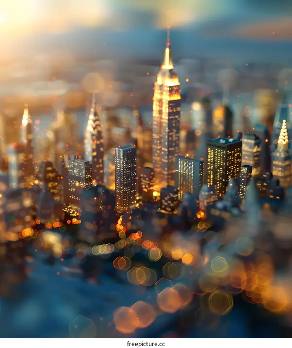 New York City Night View