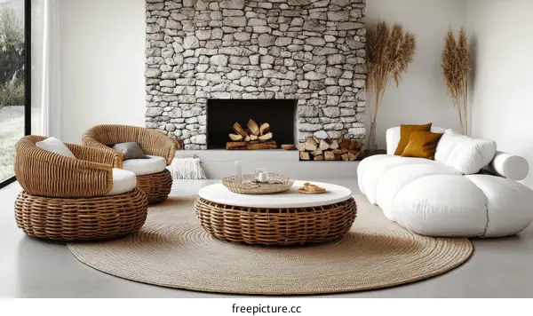 Modern Living Room Furnishing Design