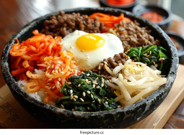 Delectable Bibimbap: A Colorful Korean Dish