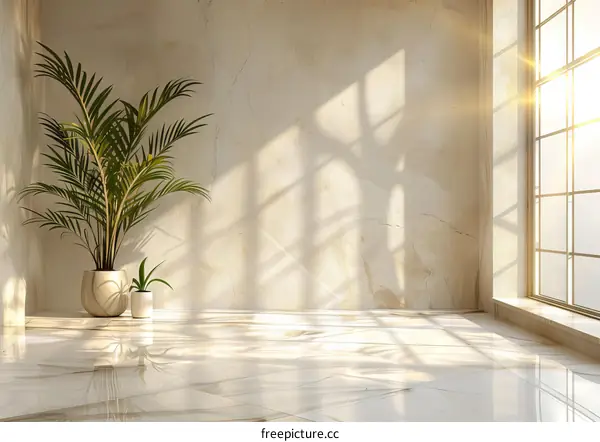 Sunlight Bathes the Interiors of a Bright Home