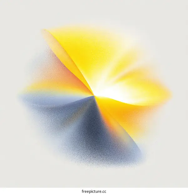 Abstract Geometric Shapes of Yellow and Gray