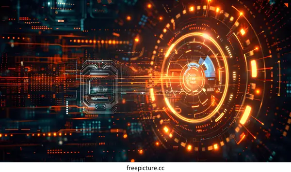 futuristic technology background