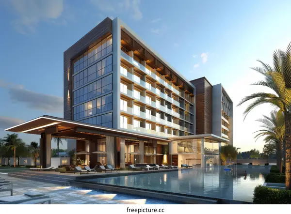 Modern Hotel Architecture Exterior Design