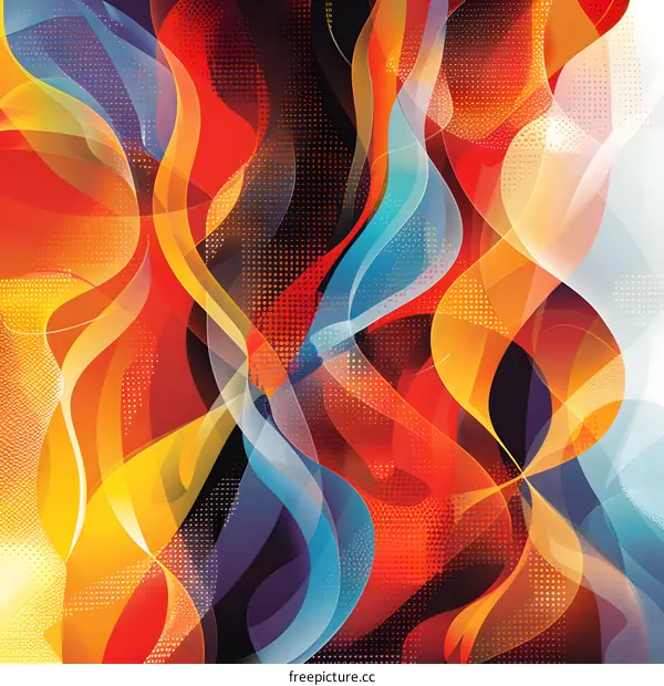 Abstract Wavy Shapes