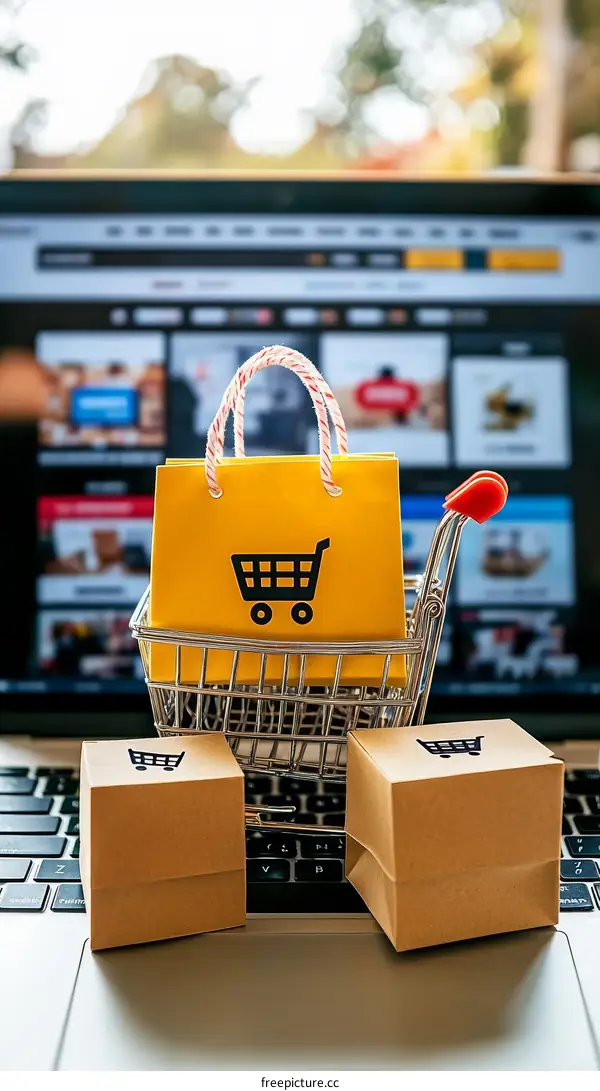 Online Shopping Cart with Packages