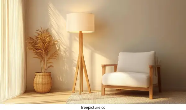 Cozy Modern Living Room with Natural Light