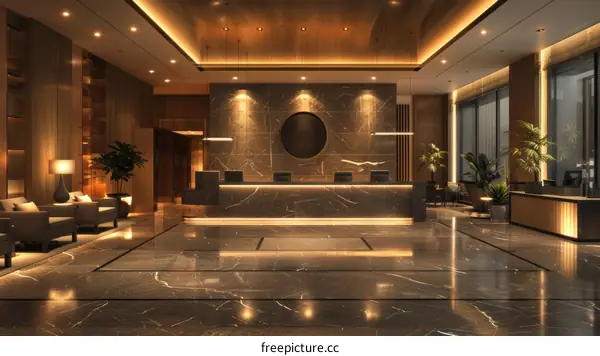 Modern Hotel Lobby Interior Design
