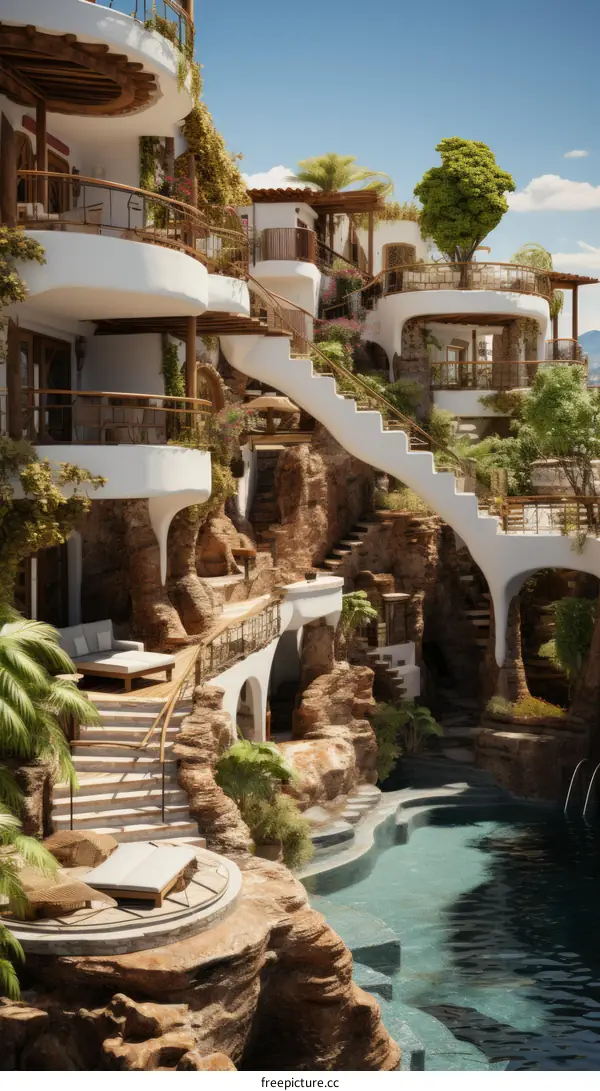 Futuristic Mediterranean Villa with Infinity Pool