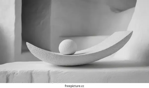 Abstract Minimalist Sculptural Dish