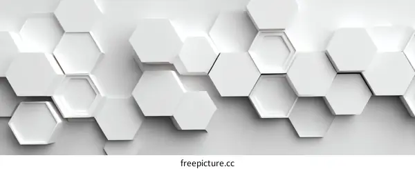 Abstract Geometric Hexagon Pattern Background