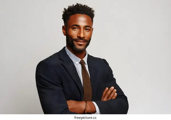 Confident African American Business Professional Portrait