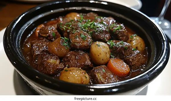 Beef Stew in a Pot