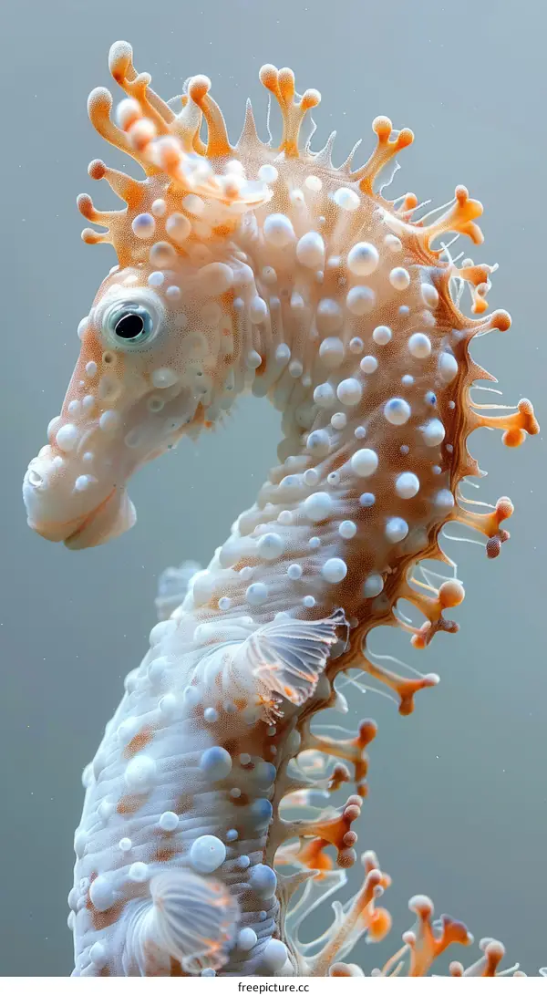 Seahorse Close-up: A Fragile Marine Wonder