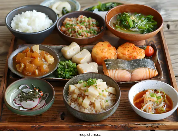 A delicious and healthy Japanese breakfast