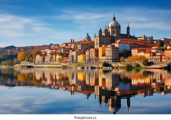 Panoramic view of Porto, Portugal