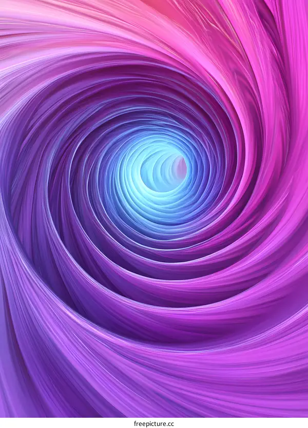 Abstract Purple and Blue Swirling Pattern