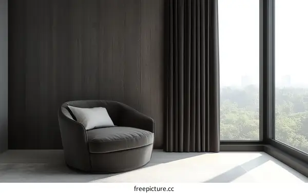 Modern Minimalist Lounge Chair Interior Design