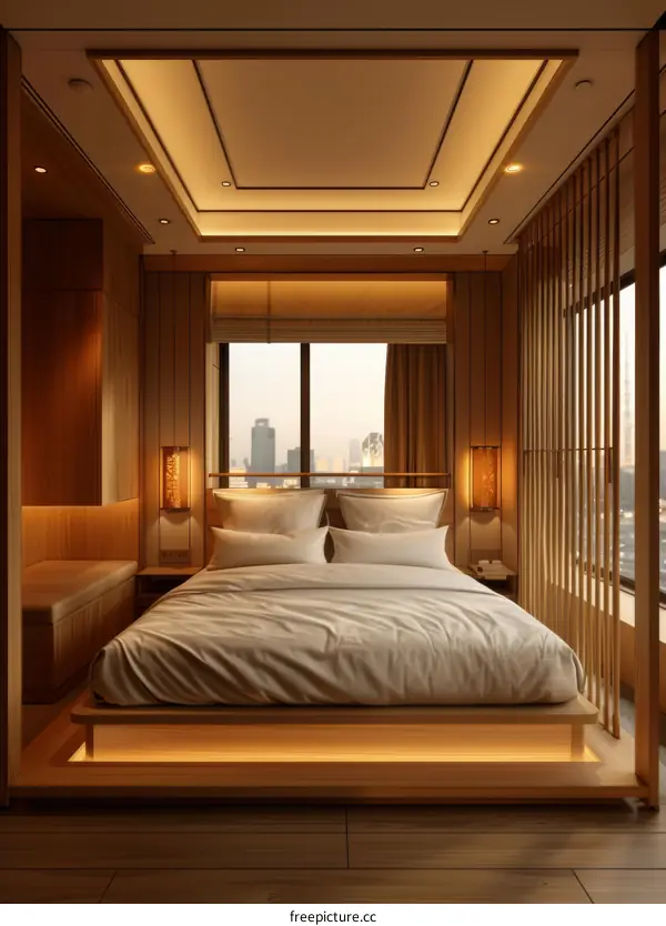 Modern Minimalist Japanese Bedroom Design