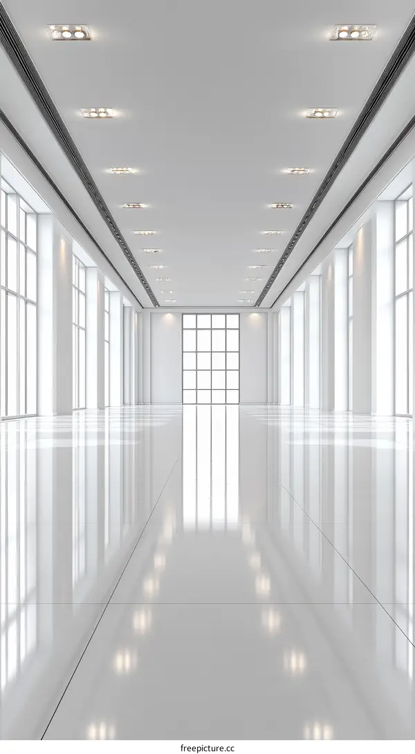 Modern Empty Hallway Interior Design