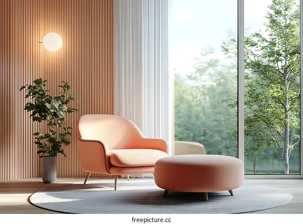 Modern Interior Design Living Room Scene