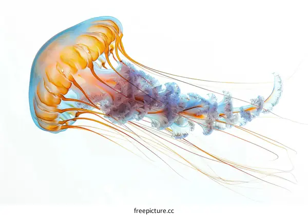 Stunning Jellyfish with Long Flowing Tentacles