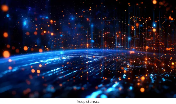 Global Digital Network Abstract Illustration